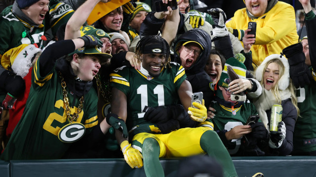 שחקן גרין ביי פאקרס ג'יידן ריד (צילום: GettyImages, Stacy Revere)