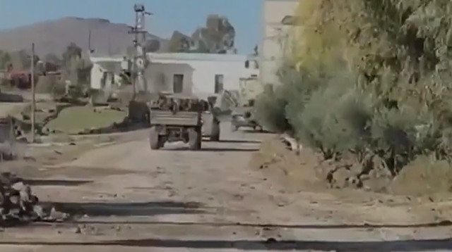 כוחות צה"ל בסוריה (צילום: רשתות ערביות)