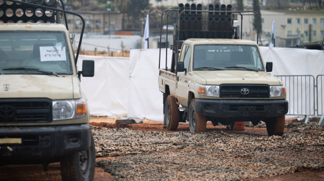 תערוכת השלל של חיזבאללה (צילום: דובר צה"ל)