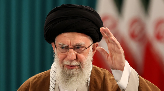 עלי חמינאי (צילום: ATTA KENARE/AFP via Getty Images)