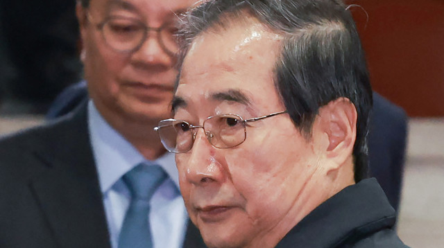 נשיא קוריאה הדרומית האן דק סו, הודח אחרי שבועיים בלבד (צילום: רויטרס)