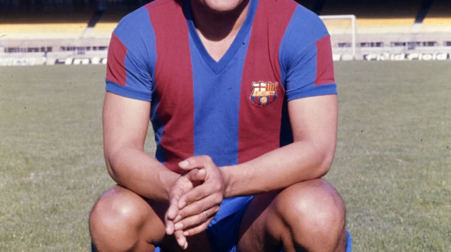 הוגו סוטיל במדי ברצלונה (צילום: אתר רשמי, ברצלונה)