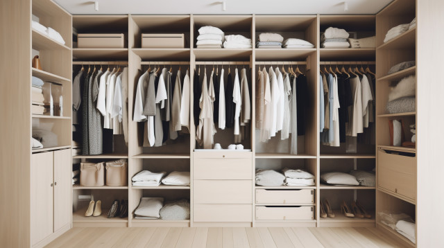 ככה עושים את זה: ארון בגדים מסודר (צילום: אינגאימג)