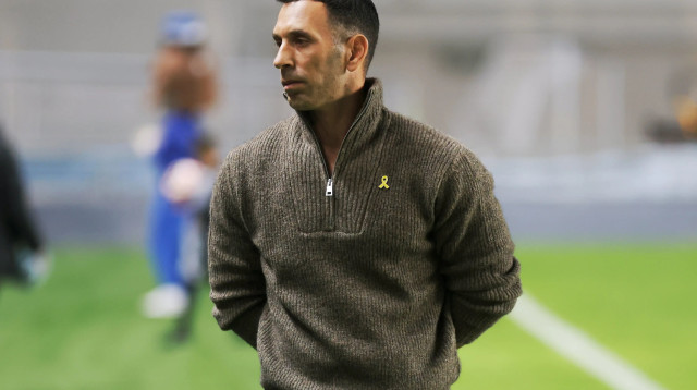 אסף נימני מאמן הפועל חדרה (צילום: קובי אליהו)