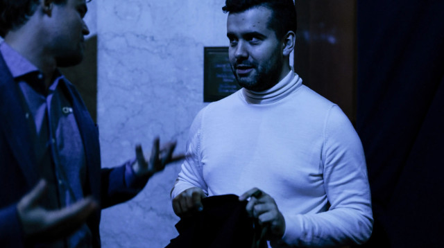 אלופי העולם בשחמט בליץ, מגנוס קרלסן עם יאן נפומניאחטצ'י (צילום: GettyImages, Misha Friedman)