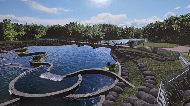 סכר אלומות החדש הדמיה (צילום: באדיבות מקורות)