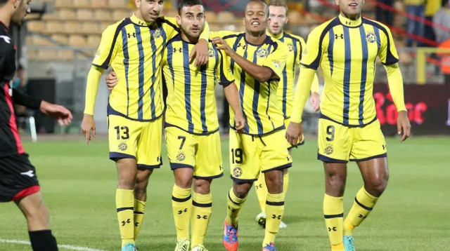 רפי דהן (שני משמאל) עם מונס דאבור, רוברט ארנשו, מהראן ראדי (צילום: אדריאן הרבשטיין)