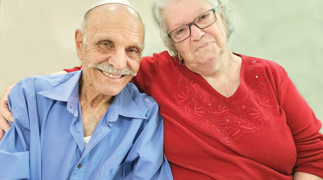 שלמה ומזל מנצור תמונה משותפת (צילום: פרטי)