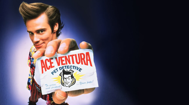 ג'ים קארי ב"אייס ונטורה" (צילום: נטפליקס)