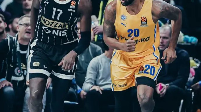 ניסה להשאיר את הצהובים במשחק ללא הצלחה. רנדולף (צילום: אתר רשמי, Partizan BC)