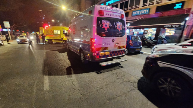 אתר הפציעה ברמת גן (צילום: דוברות הצלה)