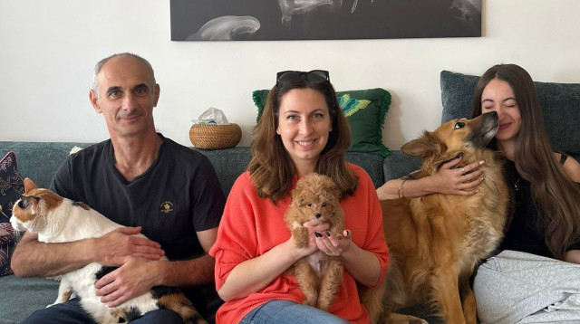 טניה פודים ומשפחתה (צילום: באדיבות המצולמים)