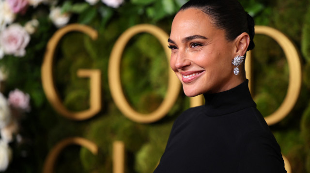 גל גדות בטקס גלובוס הזהב (צילום: רויטרס)