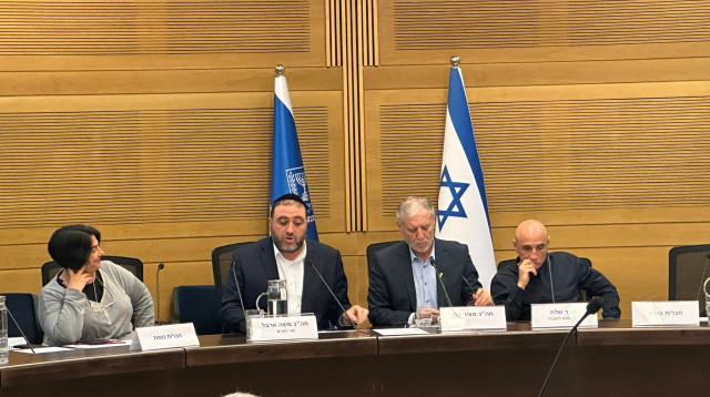 דיון בכנסת- תושבי הצפון (צילום: דוברות הכנסת)