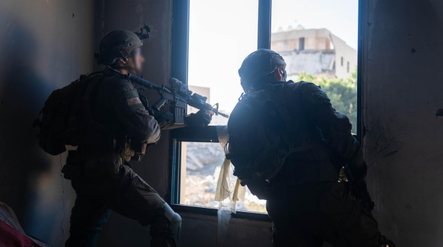 פעילות כוחות חטיבת כפיר בבית חאנון: (צילום: דובר צה"ל)