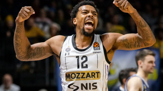 סטרלינג בראון שחקן פרטיזן בלגרד (צילום: GettyImages)