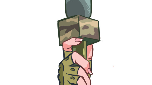 בפעם הראשונה בחיי אני בתוך עזה (צילום: איור איציק סמוכה)