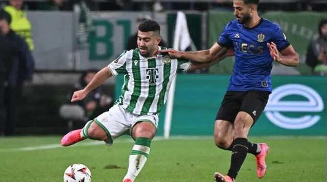 הופעה טובה. מוחמד אבו פאני (צילום: אימג'בנק  GettyImages, ATTILA KISBENEDEK/AFP)