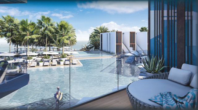 הדמיה מלון קיימא (צילום: הדמיה משרד פרי מהנדסים)