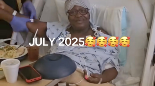 אשה בת 76 קיבלה את הבשורה הכי מפתיעה שיכלה לקבל (צילום: טיקטוק)