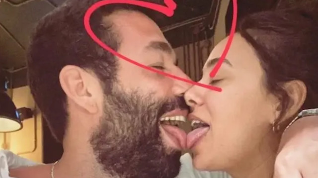 רביד פלוטניק ובת הזוג מאורסים (צילום: רשתות חברתיות)