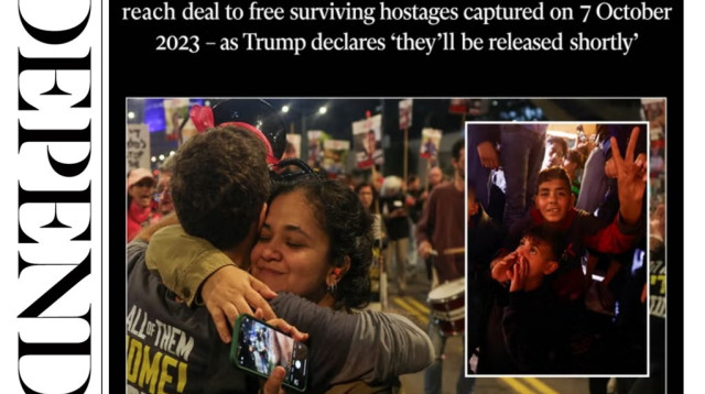 שער העיתון The Independent (צילום: ללא קרדיט)