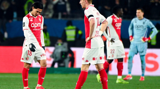 שחקני מונאקו מאוכזבים (צילום: GettyImages, SYLVAIN THOMAS/AFP)