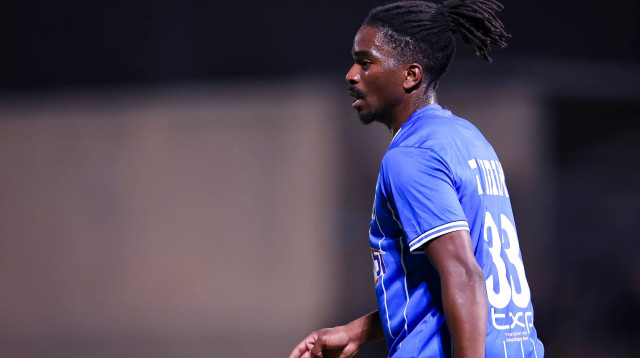 סטפן אומאונגה שחקן בני סכנין (צילום: מאור אלקסלסי)