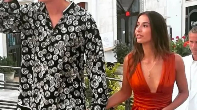 ארלינג הולאנד עם זוגתו איזבל (צילום: אינסטגרם)