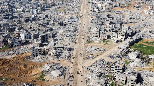 הרס ברצועת עזה (צילום: רויטרס)