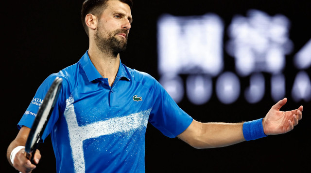 נובאק ג'וקוביץ', אליפות אוסטרליה 2025 (צילום: רויטרס)