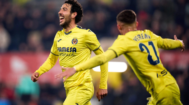 דני פארחו שחקן ויאריאל חוגג שער (צילום: GettyImages, Quality Sport Images)