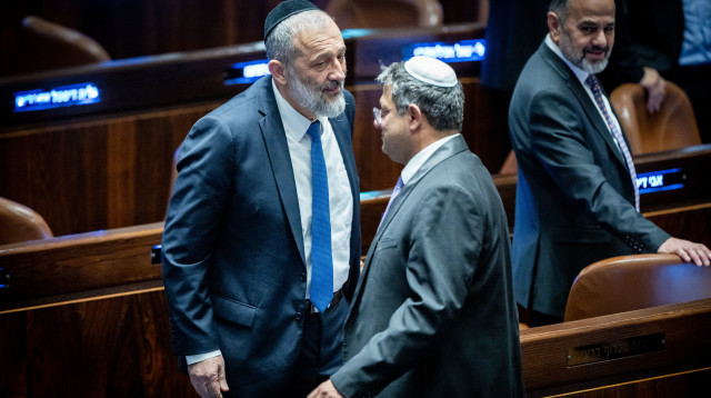 איתמר בן גביר, אריה דרעי (צילום: יונתן זינדל, פלאש 90)