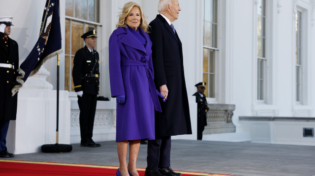 ג'יל וג'ו ביידן (צילום:  Anna Moneymaker/Getty Images)