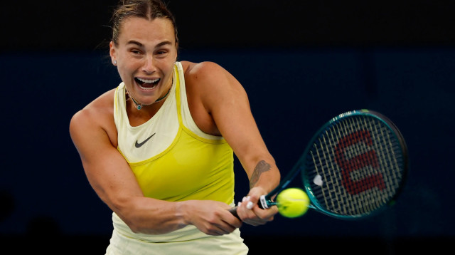 הטניסאית הבלארוסית ארינה סבאלנקה (צילום: רויטרס)