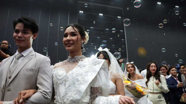 נשואים חד מיניים בתאילנד (צילום: רויטרס)