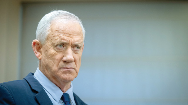 בני גנץ  (צילום: חיים גולדברג, פלאש 90)