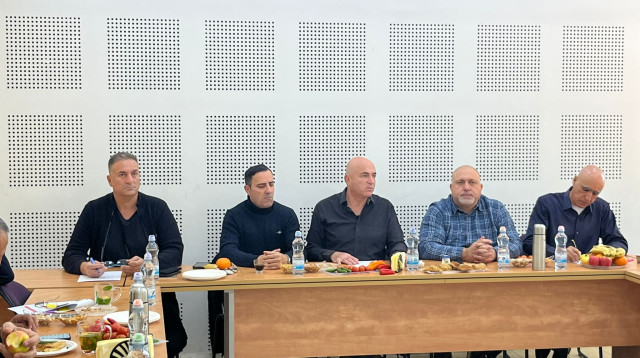  ראשי רשויות בצפון בפגישה של פורום קו העימות הצפוני  (צילום: ללא קרדיט)