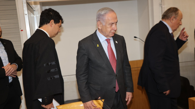 משפט בנימין נתניהו (צילום: יריב כץ, פול)