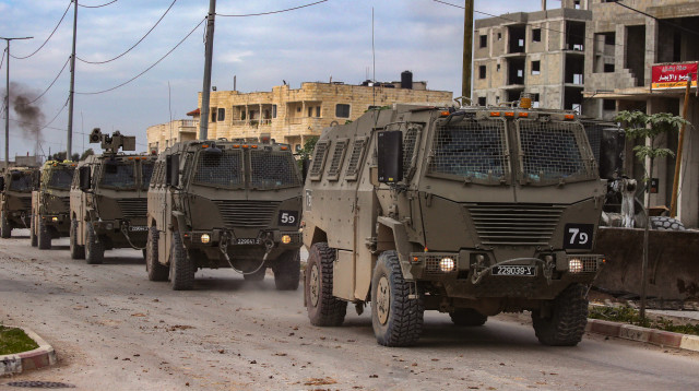 כוחות צה"ל בג'נין (צילום: נאסר אשתייה, פלאש 90)