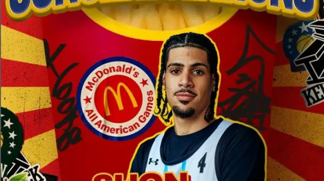 שון אבייב נבחר למשחק מקדונלדס אול אמריקן (צילום: אתר רשמי, מתוך אינסטגרם)
