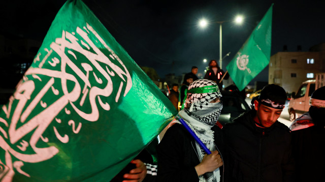 מחבלי חמאס (צילום: REUTERS/Ammar Awad)