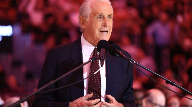 פט ריילי נשיא מיאמי היט (צילום: GettyImages)