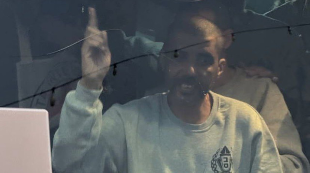 זכריא זביידי משתחרר מהכלא, 30.1.25 (צילום: רשתות ערביות, שימוש לפי סעיף 27 א')