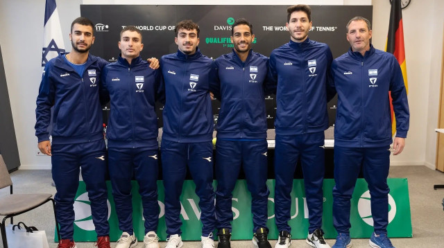 נבחרת ישראל בגביע דייויס (צילום: אתר רשמי, איגוד הטניס)