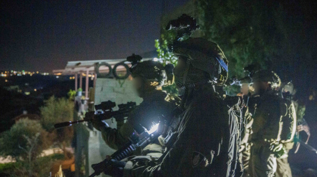 פעילות כוחות צה"ל בכמון, איו"ש (צילום: דובר צהל)