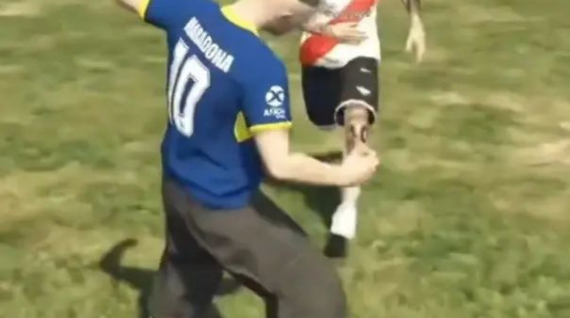 קרב רחוב במשחק GTA (צילום: צילום מסך, X)