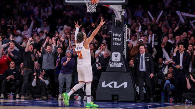 ג'יילן ברונסון, ניו יורק ניקס (צילום: רויטרס)