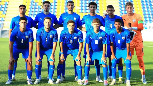 הנבחרת ללא נקודות בקמפיין (צילום: אתר רשמי, ההתאחדות לכדורגל בישראל)