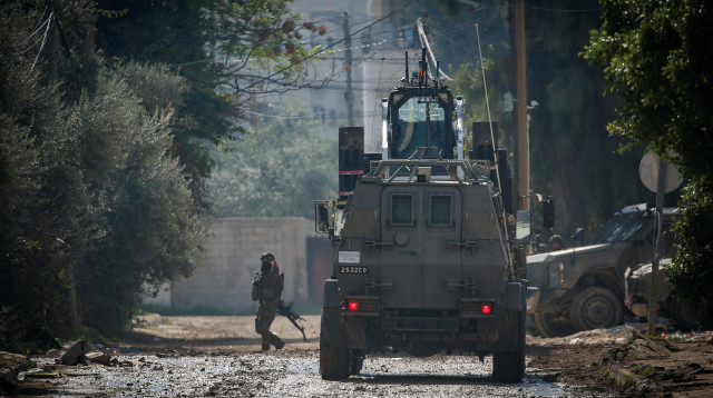 כוח צה"ל בג'נין (צילום: נאסר אישתיה, פלאש 90)